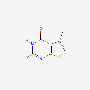 molecular formula C8H8N2OS B1348479 2,5-dimethyl-3H-thieno[2,3-d]pyrimidin-4-one 