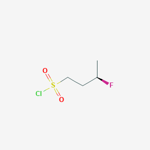 (3R)-3-fluorobutane-1-sulfonyl chloride