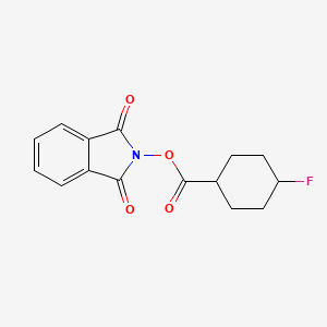 (1,3-dioxoisoindol-2-yl) 4-fluorocyclohexane-1-carboxylate