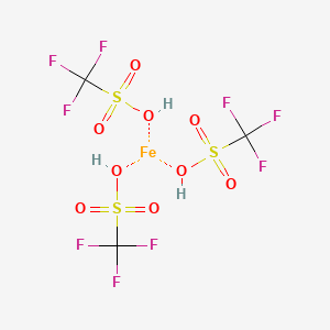 Bis(trifluoromethanesulfonyloxy)ferrio trifluoromethanesulfonate