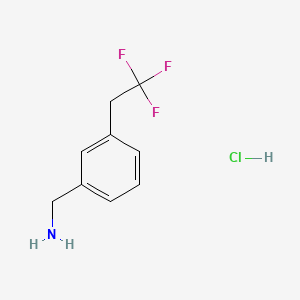 1-[3-(2,2,2-Trifluoroethyl)phenyl]methanamine hydrochloride