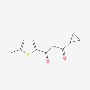 1-Cyclopropyl-3-(5-methylthiophen-2-yl)propane-1,3-dione