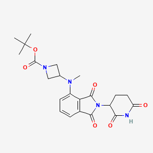 tert-Butyl 3-((2-(2,6-dioxopiperidin-3-yl)-1,3-dioxoisoindolin-4-yl)(methyl)amino)azetidine-1-carboxylate