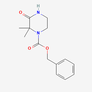 Benzyl 2,2-dimethyl-3-oxopiperazine-1-carboxylate