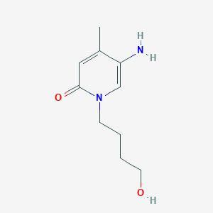 5-Amino-1-(4-hydroxybutyl)-4-methylpyridin-2(1h)-one