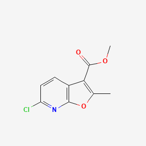 Methyl 6-chloro-2-methylfuro[2,3-b]pyridine-3-carboxylate