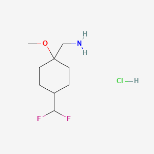 1-[4-(difluoromethyl)-1-methoxycyclohexyl]methanamine hydrochloride, Mixture of diastereomers