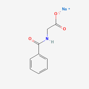 B1348504 Sodium hippurate CAS No. 532-94-5