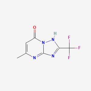 B1348506 5-Methyl-2-trifluoromethyl-4H-[1,2,4]triazolo[1,5-a]pyrimidin-7-one CAS No. 198953-53-6