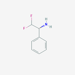 (1r)-2,2-Difluoro-1-phenylethan-1-amine