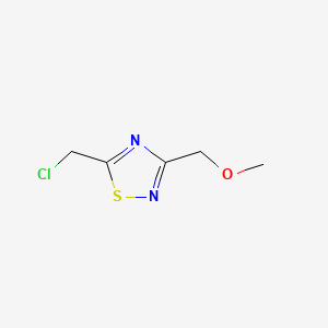 5-(Chloromethyl)-3-(methoxymethyl)-1,2,4-thiadiazole