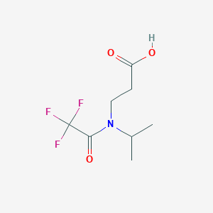 3-(2,2,2-Trifluoro-n-isopropylacetamido)propanoic acid