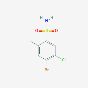 3-Bromo-5-chloro-2-methylbenzene sulfonamide