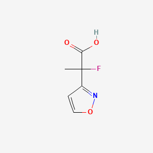 2-Fluoro-2-(1,2-oxazol-3-yl)propanoic acid