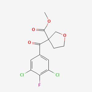 Methyl 3-(3,5-dichloro-4-fluorobenzoyl)oxolane-3-carboxylate