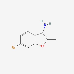 6-Bromo-2,3-dihydro-2-methyl-3-benzofuranamine