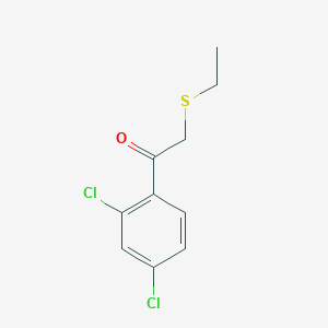 1-(2,4-Dichlorophenyl)-2-(ethylthio)ethan-1-one