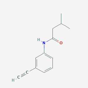 N-(3-ethynylphenyl)-3-methylbutanamide