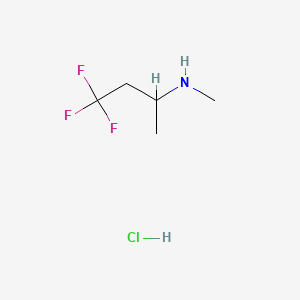 Methyl(4,4,4-trifluorobutan-2-yl)amine hydrochloride