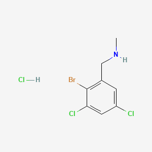 [(2-Bromo-3,5-dichlorophenyl)methyl](methyl)amine hydrochloride