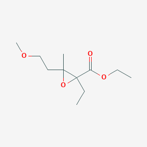 Ethyl 2-ethyl-3-(2-methoxyethyl)-3-methyloxirane-2-carboxylate