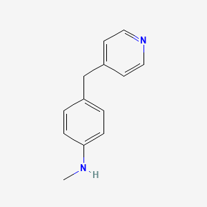 N-methyl-4-[(pyridin-4-yl)methyl]aniline