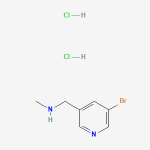 [(5-Bromopyridin-3-yl)methyl](methyl)amine dihydrochloride