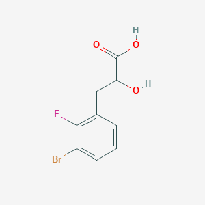 3-(3-Bromo-2-fluorophenyl)-2-hydroxypropanoic acid