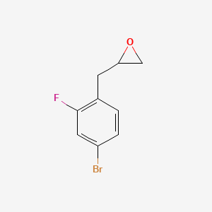 2-[(4-Bromo-2-fluorophenyl)methyl]oxirane