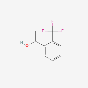 molecular formula C9H9F3O B1348543 1-[2-(Trifluoromethyl)phenyl]ethanol CAS No. 79756-81-3