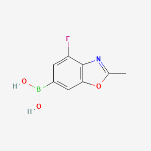 (4-fluoro-2-methyl-1,3-benzoxazol-6-yl)boronic acid