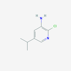 2-Chloro-5-(propan-2-yl)pyridin-3-amine