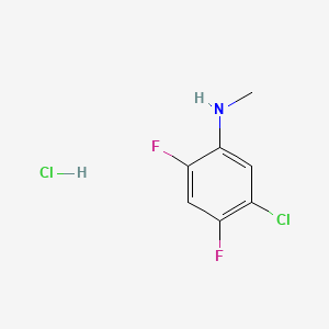 5-chloro-2,4-difluoro-N-methylaniline hydrochloride