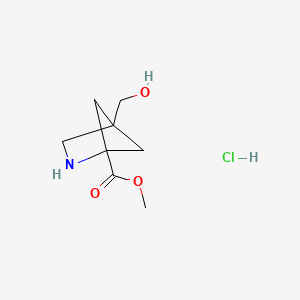 Methyl 4-(hydroxymethyl)-2-azabicyclo[2.1.1]hexane-1-carboxylate hydrochloride