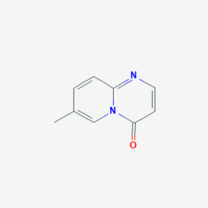 molecular formula C9H8N2O B1348556 7-甲基-4H-吡啶并[1,2-a]嘧啶-4-酮 CAS No. 23443-20-1