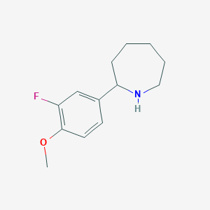 2-(3-Fluoro-4-methoxyphenyl)azepane