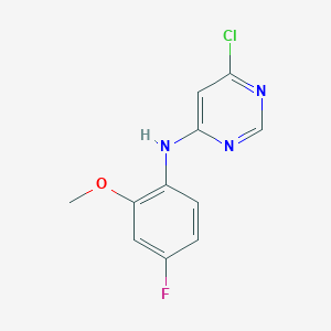 6-chloro-N-(4-fluoro-2-methoxyphenyl)pyrimidin-4-amine