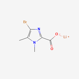 lithium(1+) 4-bromo-1,5-dimethyl-1H-imidazole-2-carboxylate