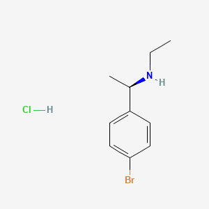 [(1R)-1-(4-bromophenyl)ethyl](ethyl)amine hydrochloride