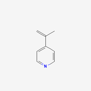 molecular formula C8H9N B1348559 Pyridine, 4-(1-methylethenyl) CAS No. 17755-30-5