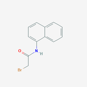 molecular formula C12H10BrNO B1348563 Acetamide, N-(1-naphthyl)-2-bromo- CAS No. 1136-82-9
