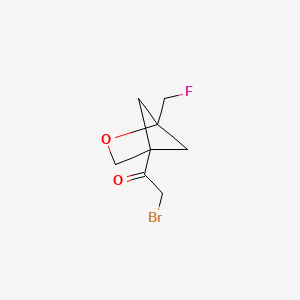 2-Bromo-1-[1-(fluoromethyl)-2-oxabicyclo[2.1.1]hexan-4-yl]ethan-1-one