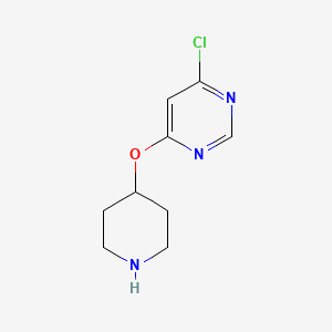 4-Chloro-6-(piperidin-4-yloxy)pyrimidine