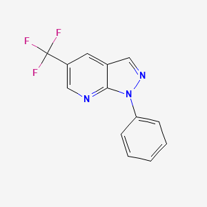 1-phenyl-5-(trifluoromethyl)-1H-pyrazolo[3,4-b]pyridine