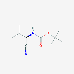 Tert-butyl N-[(1R)-1-cyano-2-methylpropyl]carbamate