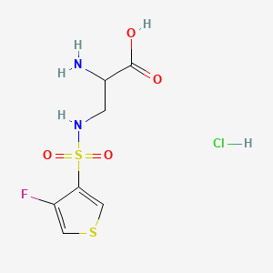 2-Amino-3-(4-fluorothiophene-3-sulfonamido)propanoic acid hydrochloride