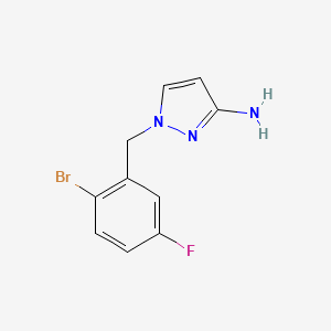 1-(2-Bromo-5-fluorobenzyl)-1h-pyrazol-3-amine