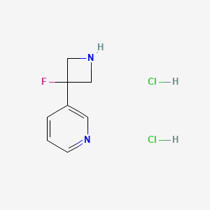 3-(3-Fluoroazetidin-3-yl)pyridine dihydrochloride