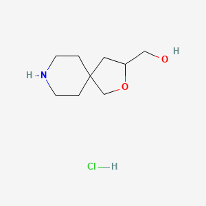 {2-Oxa-8-azaspiro[4.5]decan-3-yl}methanol hydrochloride