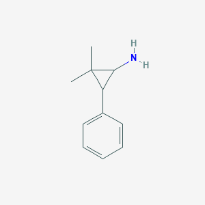 2,2-Dimethyl-3-phenylcyclopropan-1-amine